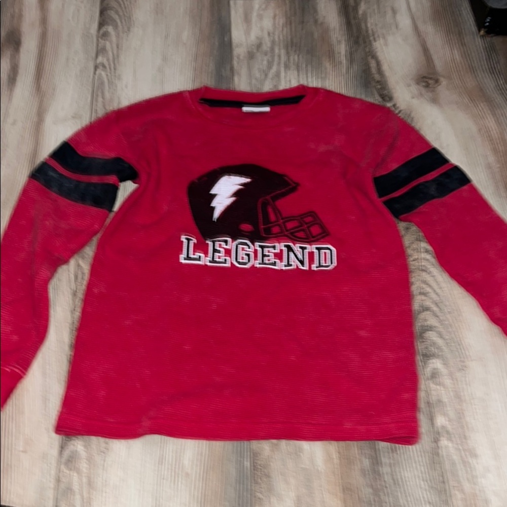 Boys size 7
Red Legend Kids football Shirt